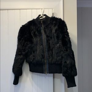Mendocino genuine rabbit fur coat size m